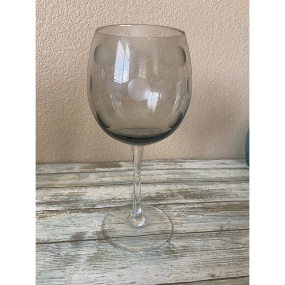 Marquis by Waterford Colored Polka Dot Wine Glasses – Set of 4 Balloon Goblets - Picture 12 of 15